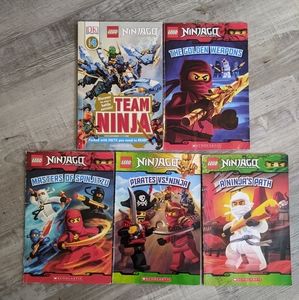 Lot of 5 LEGO Ninjago early readers books